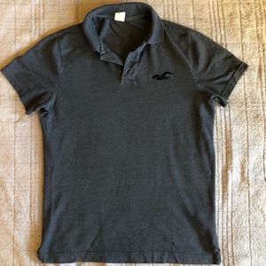 Hollister Mens Medium Grey Polo